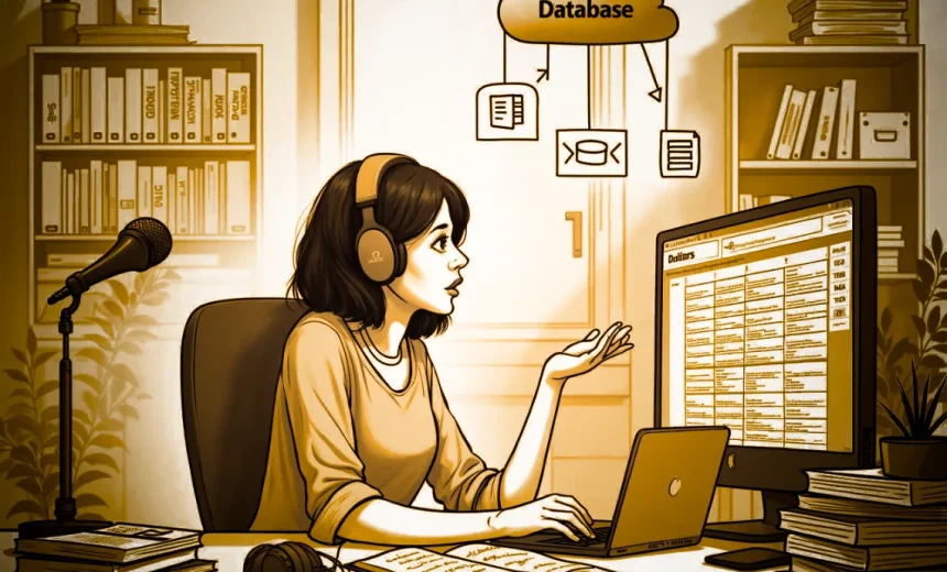 database efficace brani studio