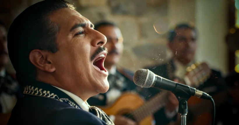 352 mariachi che suonano e cantano in Plaza Garibaldi al tramonto, storia dei mariachi e canto collettivo352 mariachi che suonano e cantano in Plaza Garibaldi al tramonto, storia dei mariachi e canto collettivo